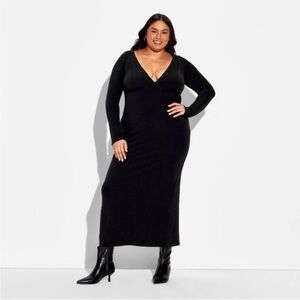 Wild Fable Cozy Long Sleeve Maxi Empire
Waist Dress